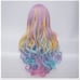 Rainbow Long Wavy Wig