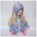 Rainbow Long Wavy Wig