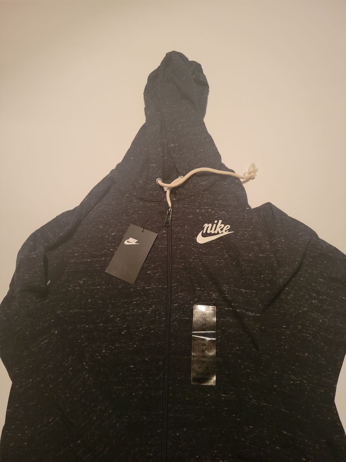 Nike Women's Sportswear Gym Vintage Full-Zip Hoodie Small