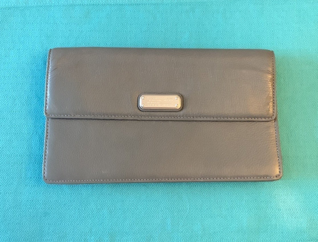 Marc Jacobs Gray Clutch Large