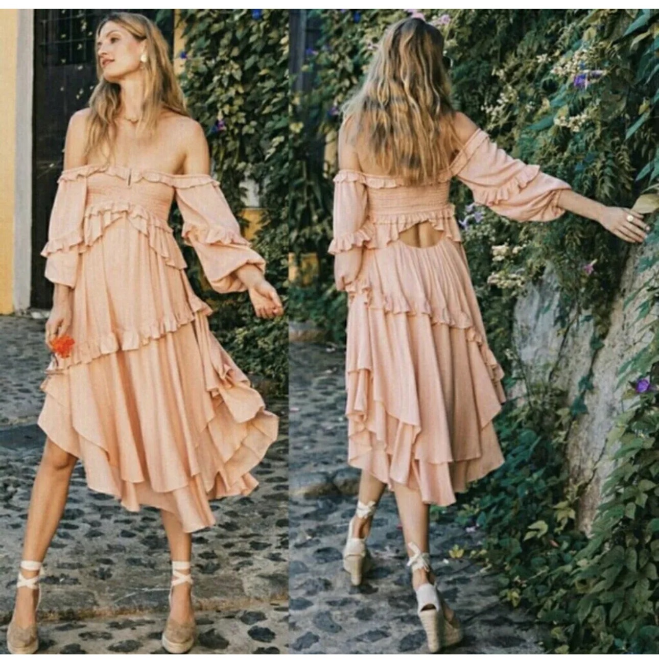 Spell and the Gypsy Clementine Mermaid MaxiDress Size XL Boho Anthropologie