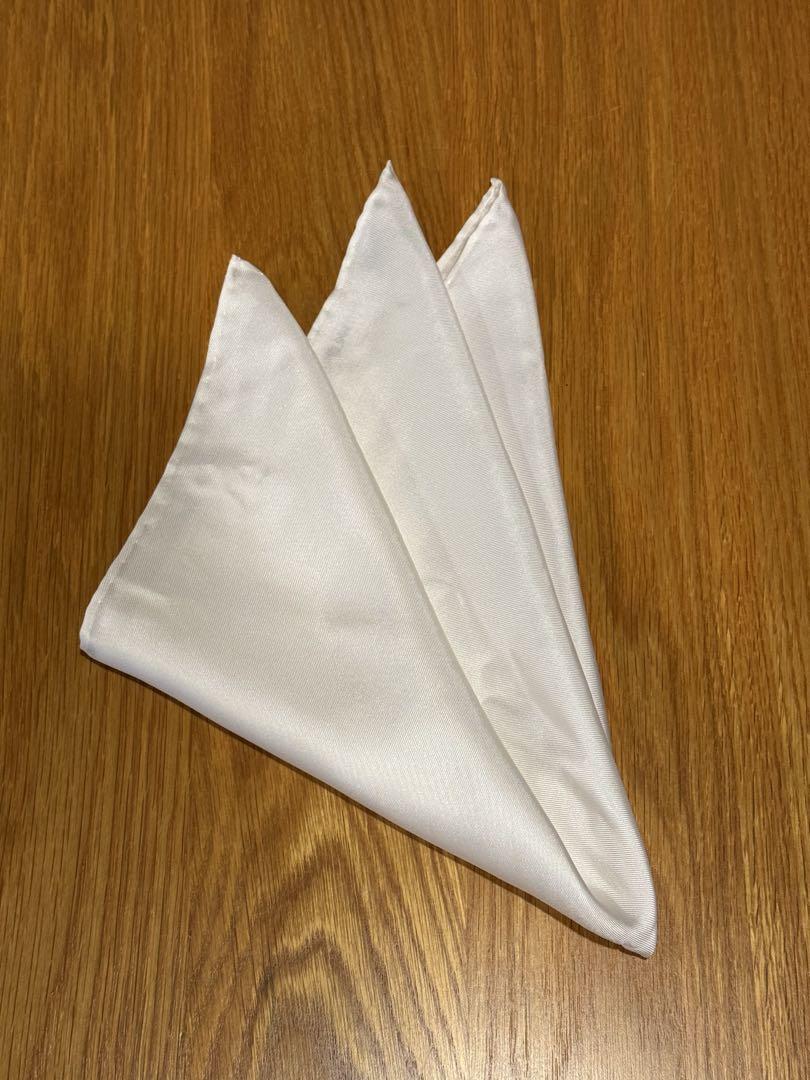 DRESS THE LIFE White Pocket Square