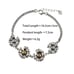 925 Silver Vintage Sunflower Bracelet