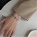 925 Silver Vintage Sunflower Bracelet