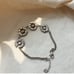 925 Silver Vintage Sunflower Bracelet
