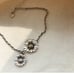 925 Silver Vintage Sunflower Bracelet