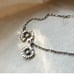 925 Silver Vintage Sunflower Bracelet