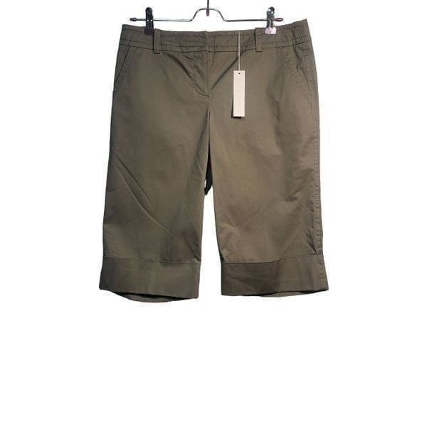Trina Turk Los Angeles Gray Cuffed Bermuda Shorts Womens Size 8 NEW