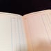 1950 Vintage Ledger Lined Book Junk Journaling Ephemera Crafts Aged Paper