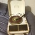Vintage Steelman Record Player Twin Speakers In Carrying Case Model 2-1142
