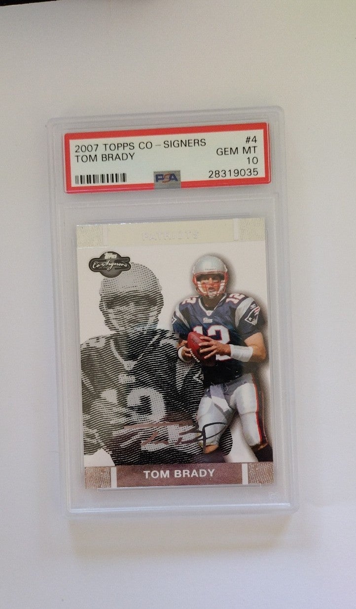 PSA 10 Tom Brady 2007 Topps Co-signers