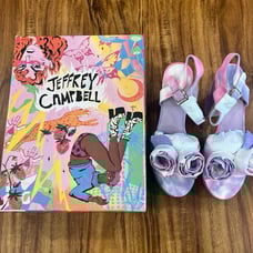 New Jeffrey Campbell Lilac Lila Denim Size 8