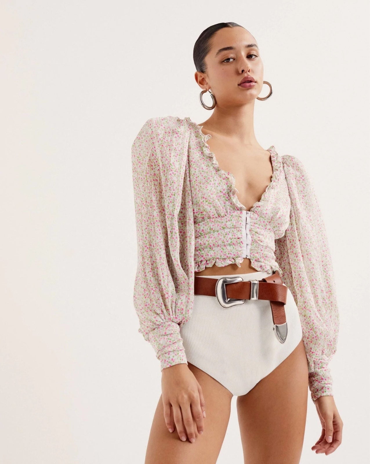 For Love and Lemons Natalie Crop Top