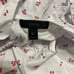 J. Crew cotton silk white small cherry print halter top 00