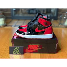Size 5.5y Air Jordan 1 Retro High Patent Bred