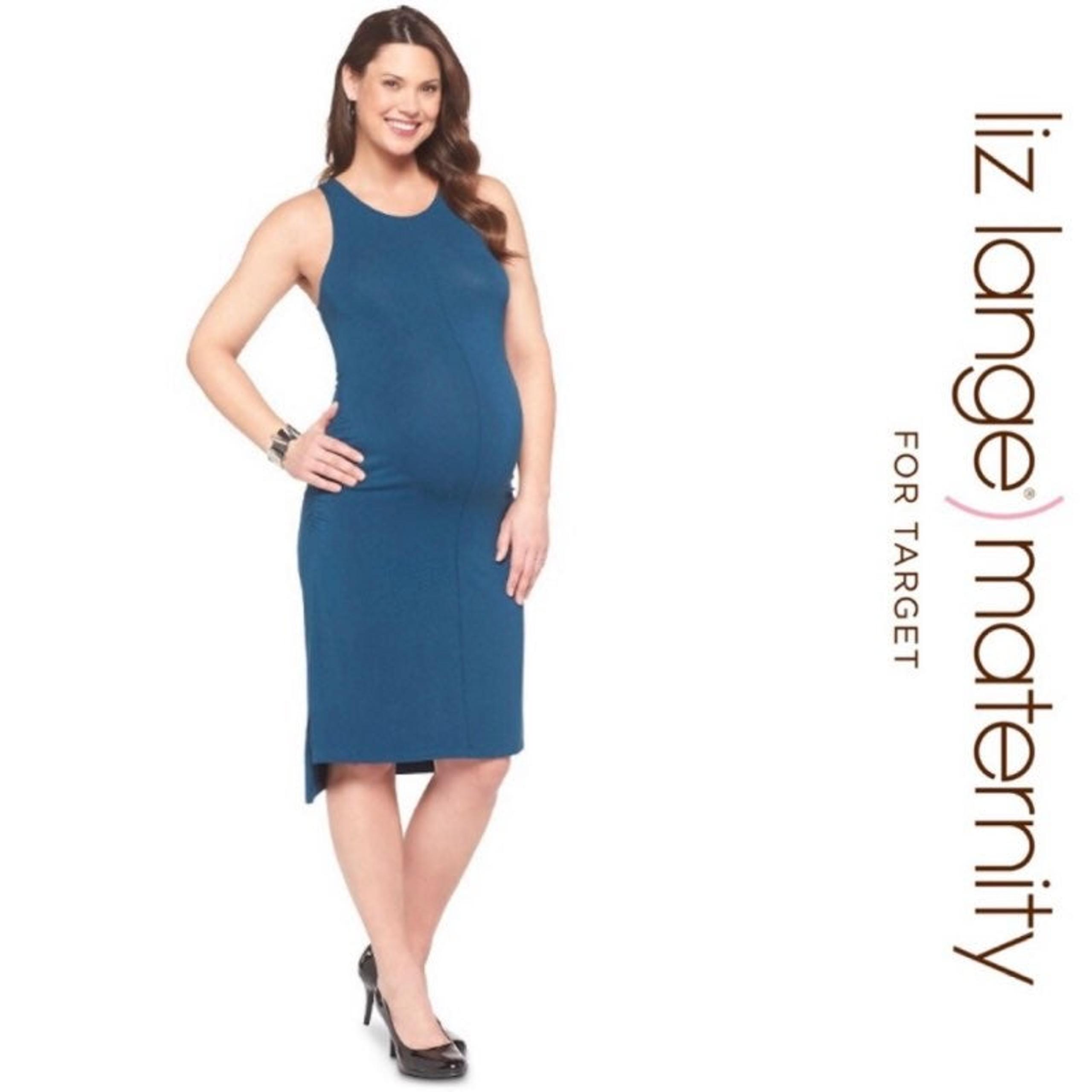 Maternity teal Dress. Size medium