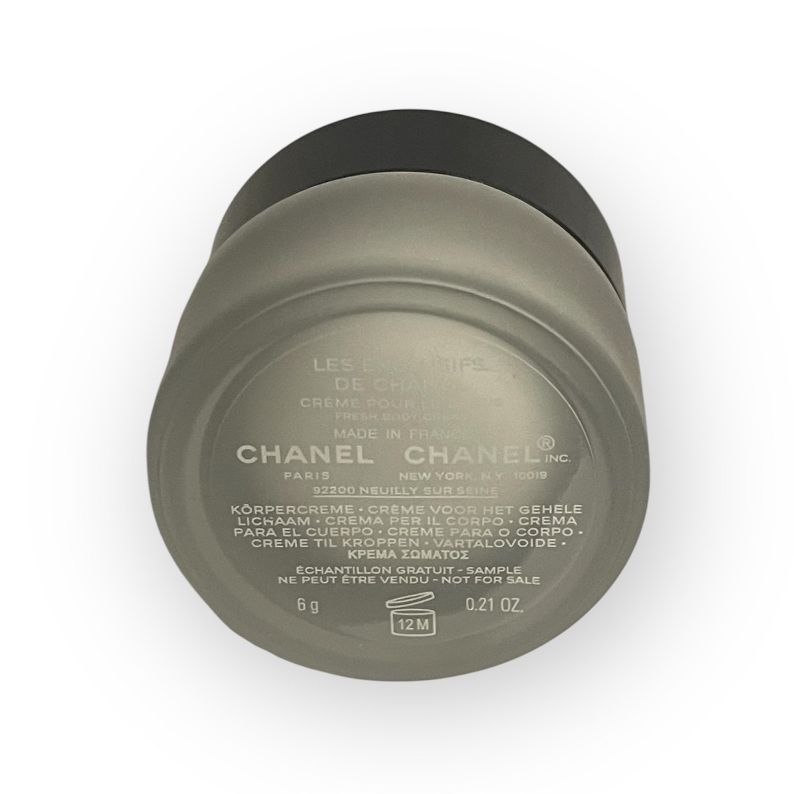 LES EXCLUSIFS DE CHANEL: FRESH BODY CREAM 6g/0.21 oz
