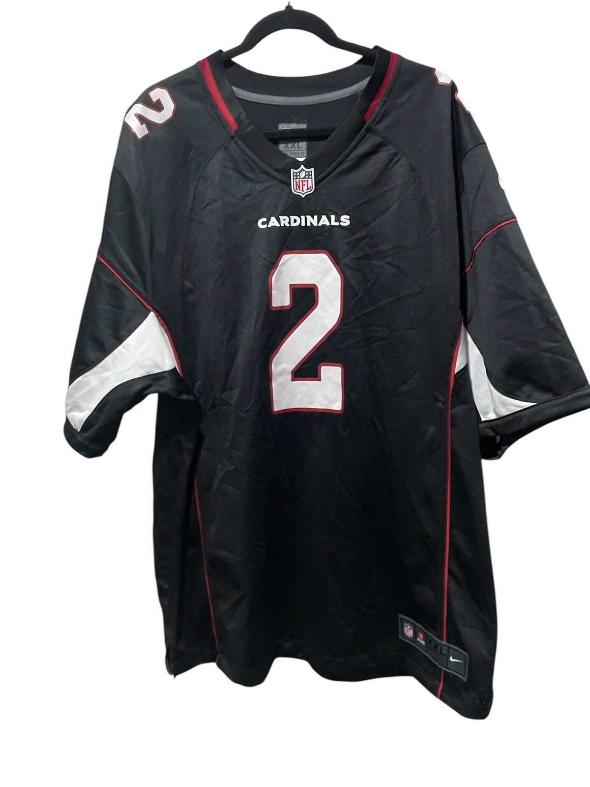 Arizona Cardinals NFL On Field Black Jersey # 2 John Brown XXL READ