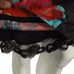 TRINA TURK Skirt, 6, Big Floral print, Back Zip, Lace slip lined, Vented