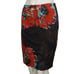 TRINA TURK Skirt, 6, Big Floral print, Back Zip, Lace slip lined, Vented
