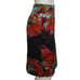 TRINA TURK Skirt, 6, Big Floral print, Back Zip, Lace slip lined, Vented