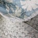 Laura Ashley Twin Daybed Quilt Bedspread Blanket Blue White Floral 2 Shams 3 pc