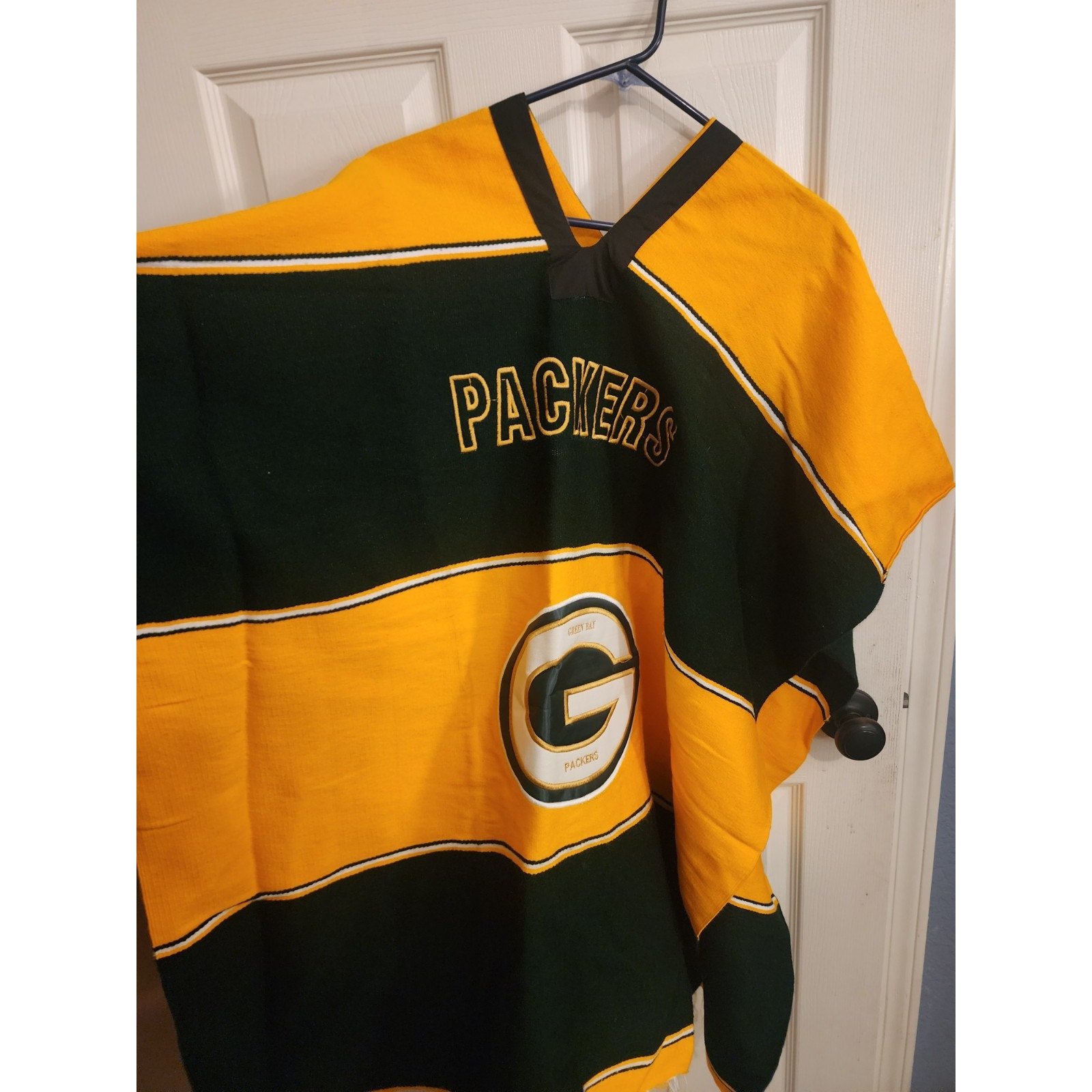 NFL Poncho Green Bay Packers Acrylic Cotton New