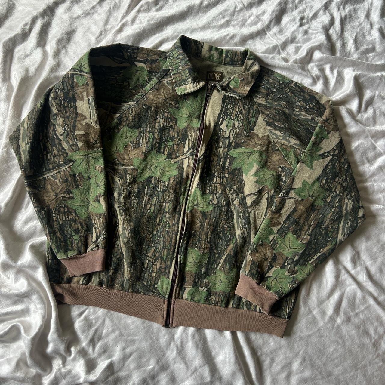 Vintage 90s Ocoee Realtree Bomber Jacket size XL Camouflage Bomber Jackets Boho