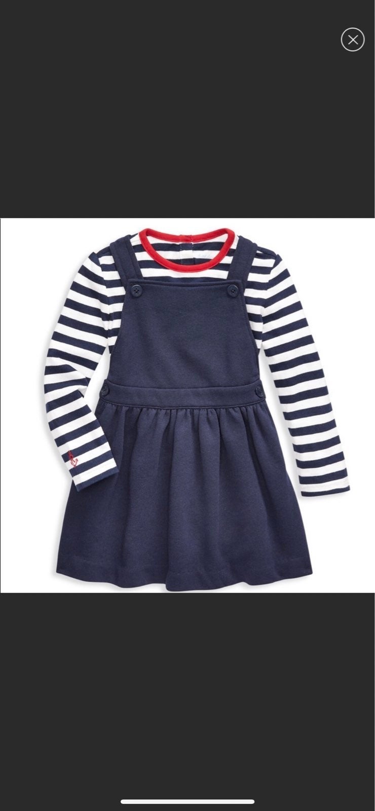 Ralph Lauren girl’s shirt & overall dres