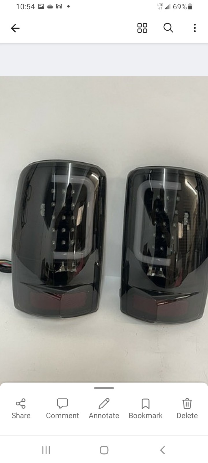 New GMC/Chevy Tahoe Taillights 2000-2006 LED-3D-BLK 1500-2500 Light Smoked