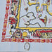 Vintage 1950's Alaska Linen Novelty Tablecloth 52 x 52 FEAT. Mt. McKinley New