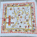 Vintage 1950's Alaska Linen Novelty Tablecloth 52 x 52 FEAT. Mt. McKinley New
