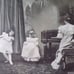 Joseph Hoover and Sons lithograph Dancing Lessons Dated 1900