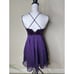 Jessica McClintock Gunne Sax Purple Satin & Velvet Slip Dress Vtg 90s Y2K 5/6