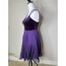 Jessica McClintock Gunne Sax Purple Satin & Velvet Slip Dress Vtg 90s Y2K 5/6