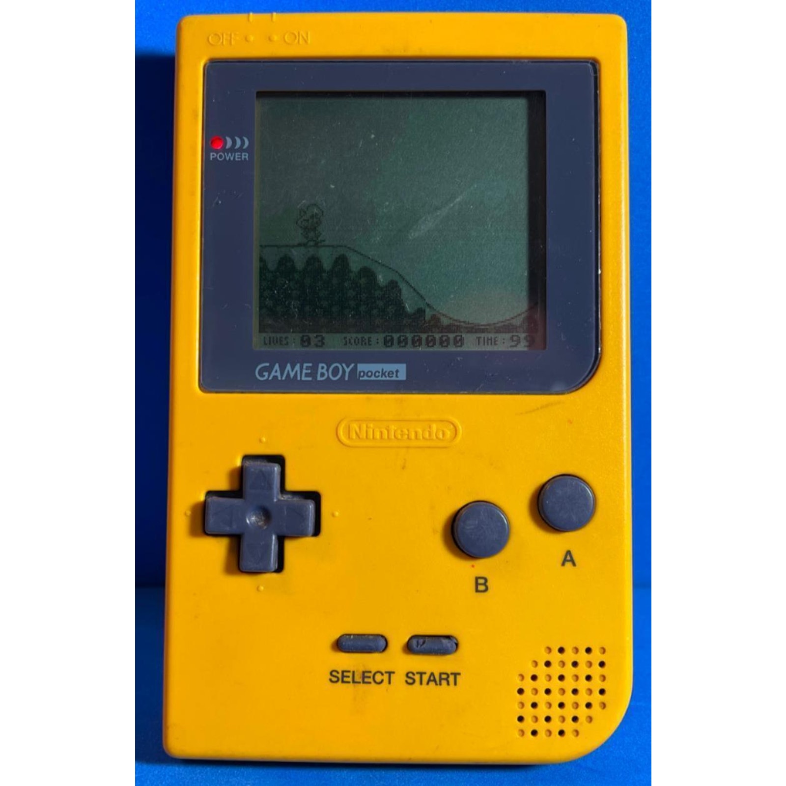Nintendo Game Boy Pocket Yellow Consol MGB-001 Tested Works