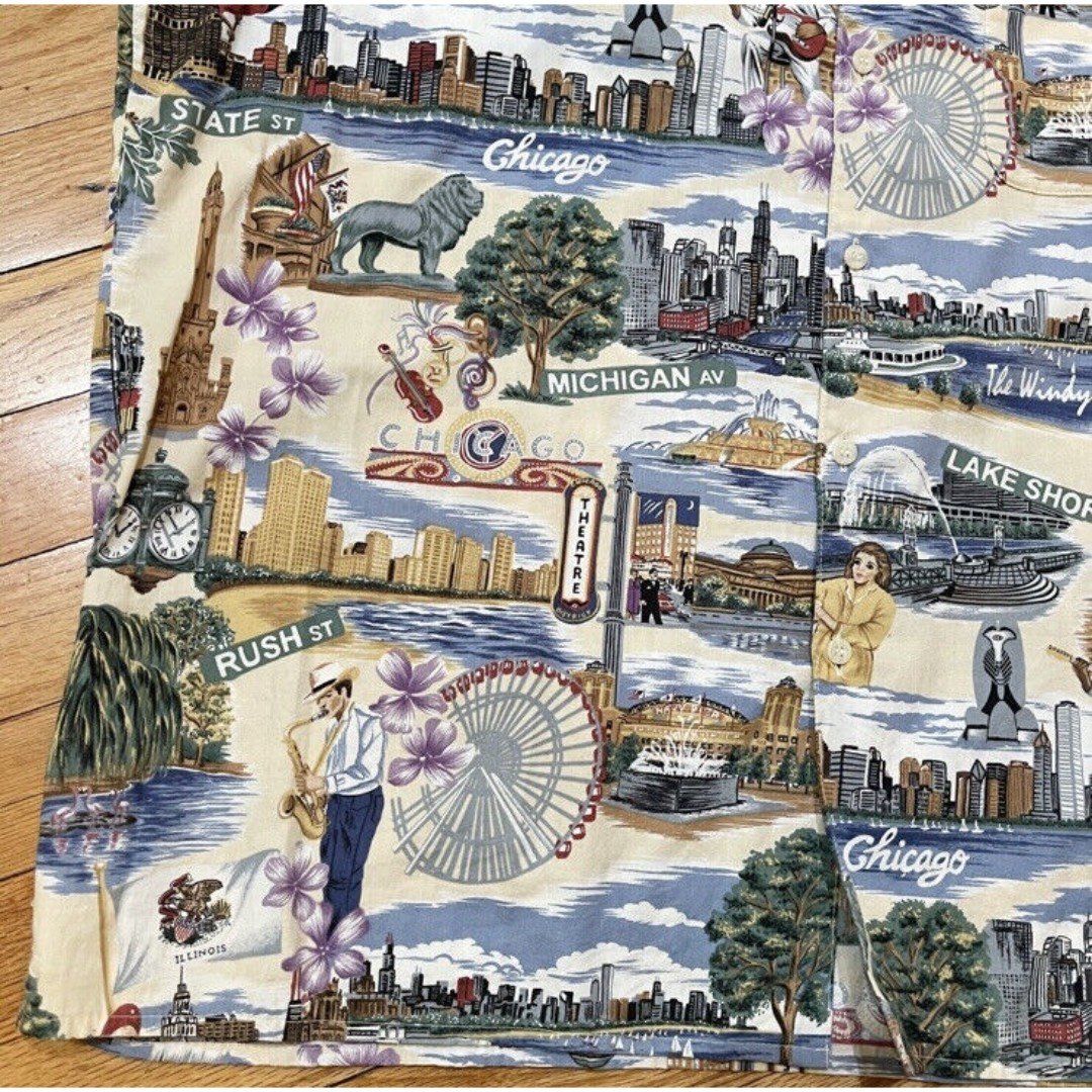 Vintage Reyn Spooner Mens Hawaiian Shirt Size XL Chicago