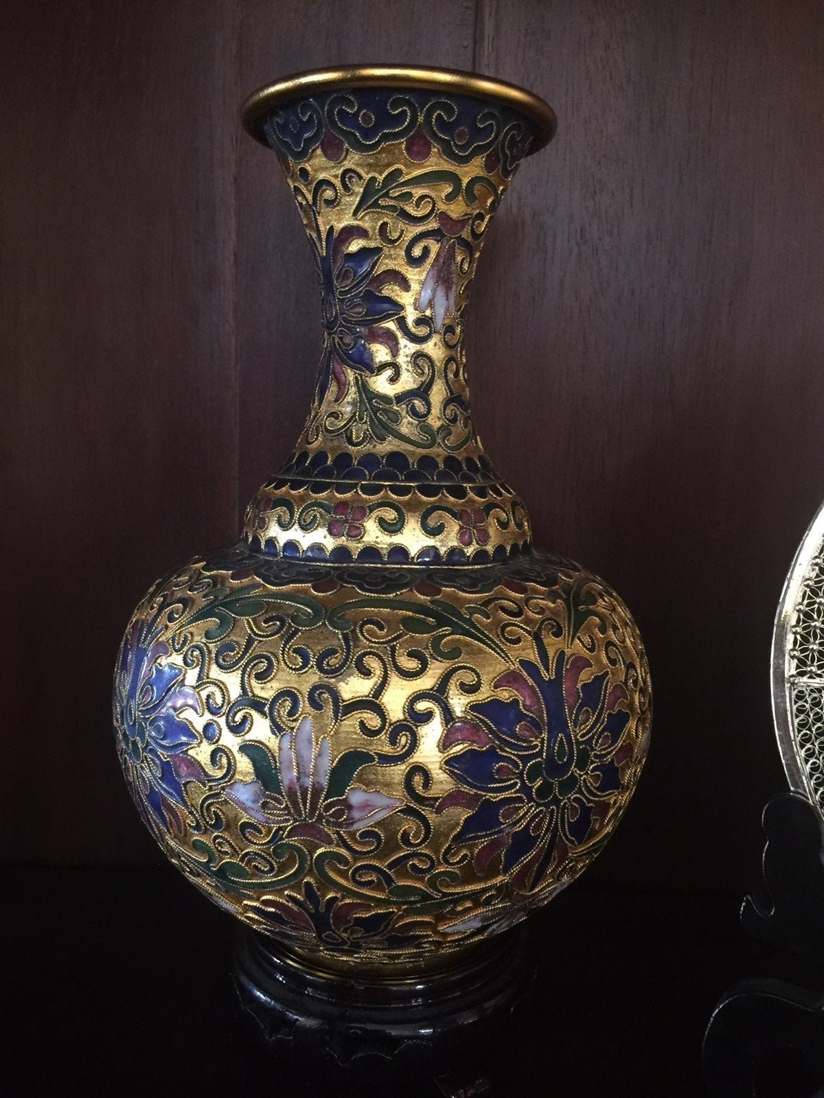 Cloisonne Flower Vase x 2 pcs