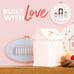 Valentine's Day Scentsy Built With Love Full Size Wax Melt Night Light