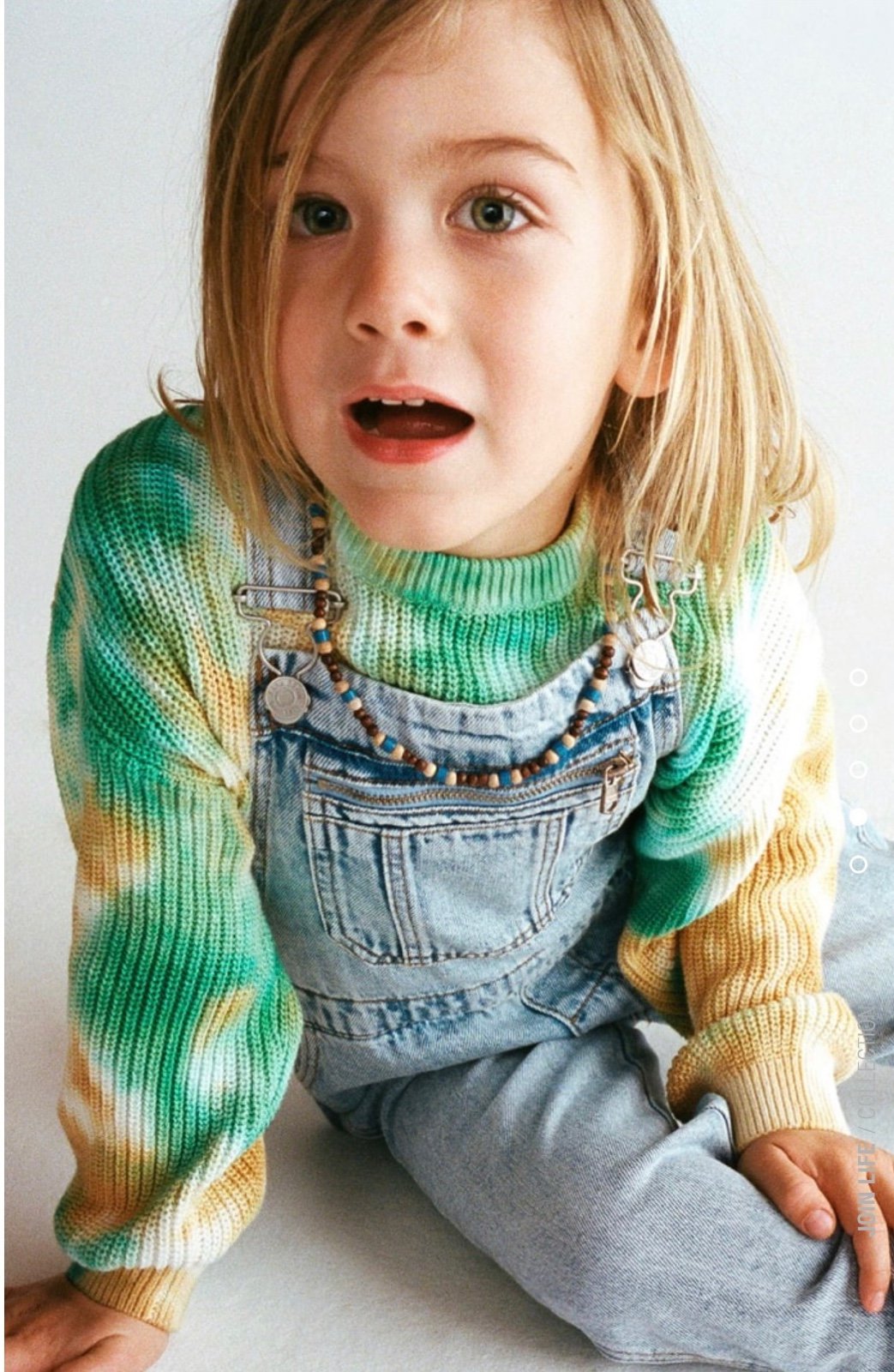 New Zara Knit Tie-Dye Sweater