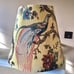 Botanical Peacock Bird Floral Fabric Lampshade