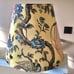 Botanical Peacock Bird Floral Fabric Lampshade