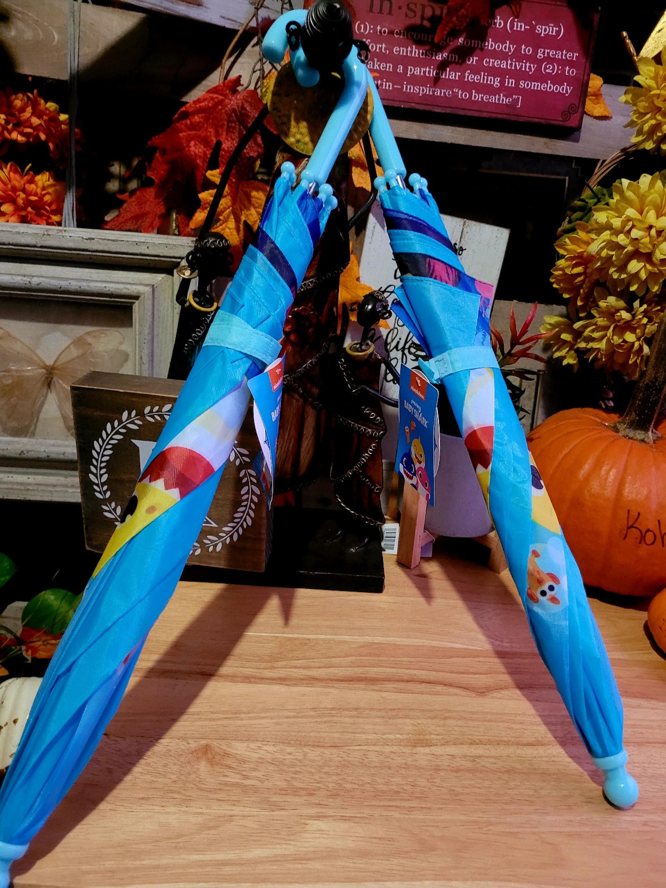 Two Baby Shark Umbrellas