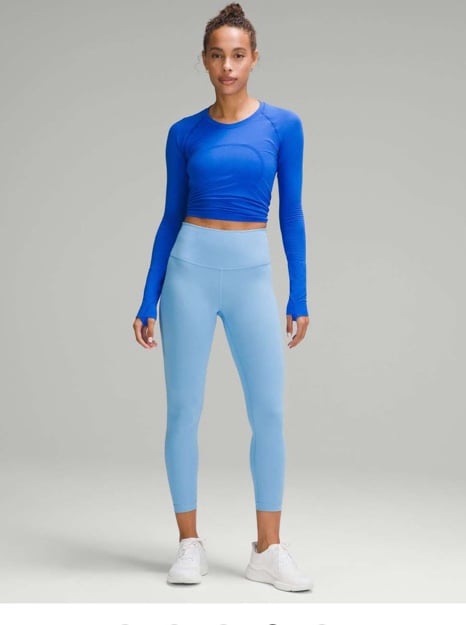 Lululemon wunder aero blue 2