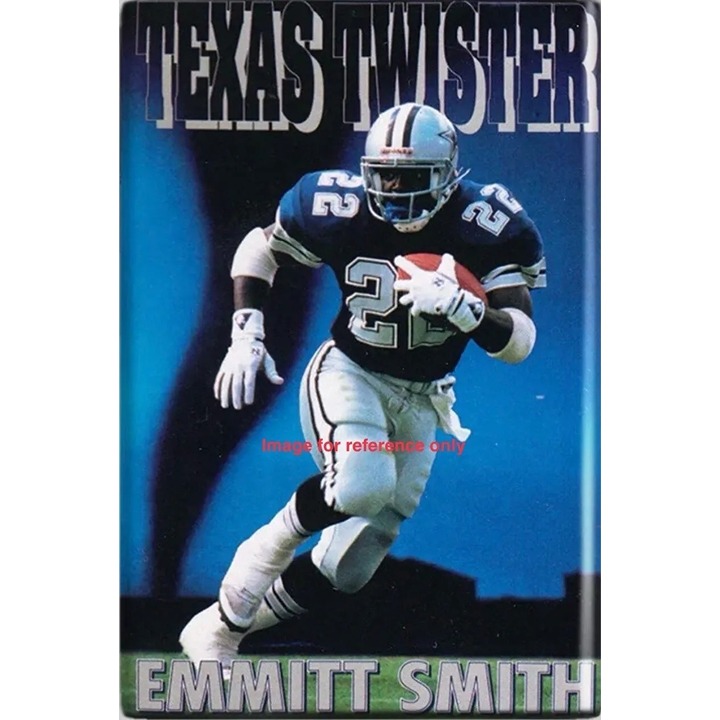 Vintage 1991 Emmitt Smith Texas Twister Costacos Brothers NBA Poster