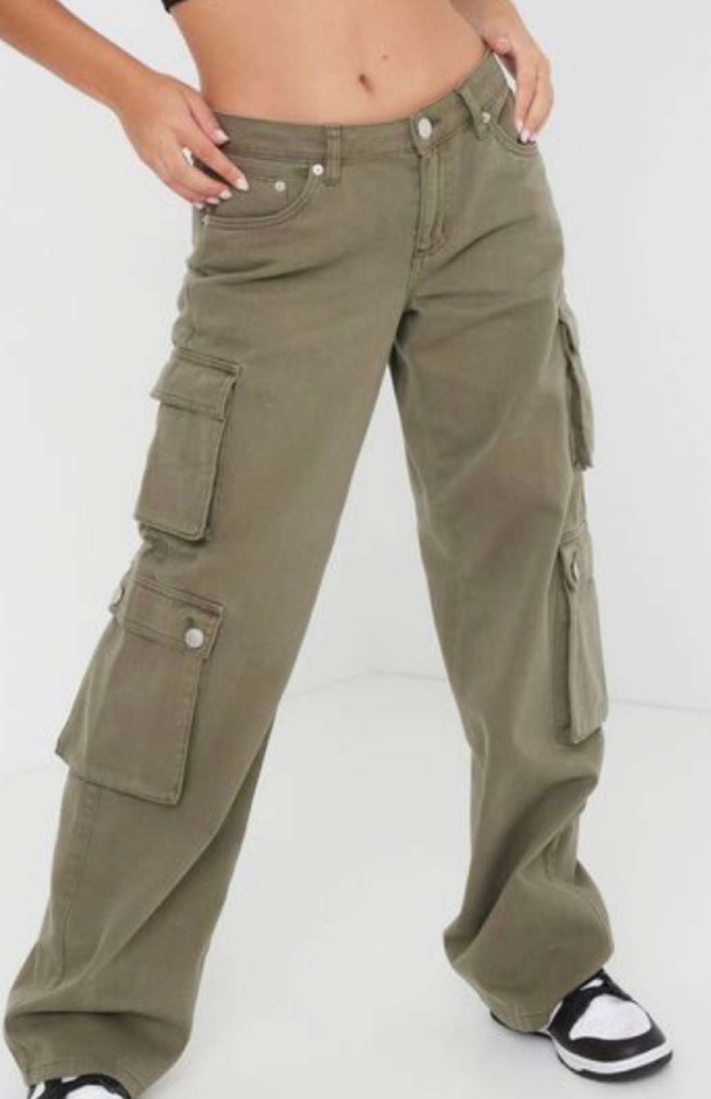 Garage Low Rise Wide Cargo Pant