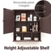 Espresso Medicine Cabinets,Bathroom Wall Cabinet