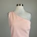 Betsy & Adam Women's Cocktail Dress Size 8 Pink One Shoulder Cut Out Midi Sheath