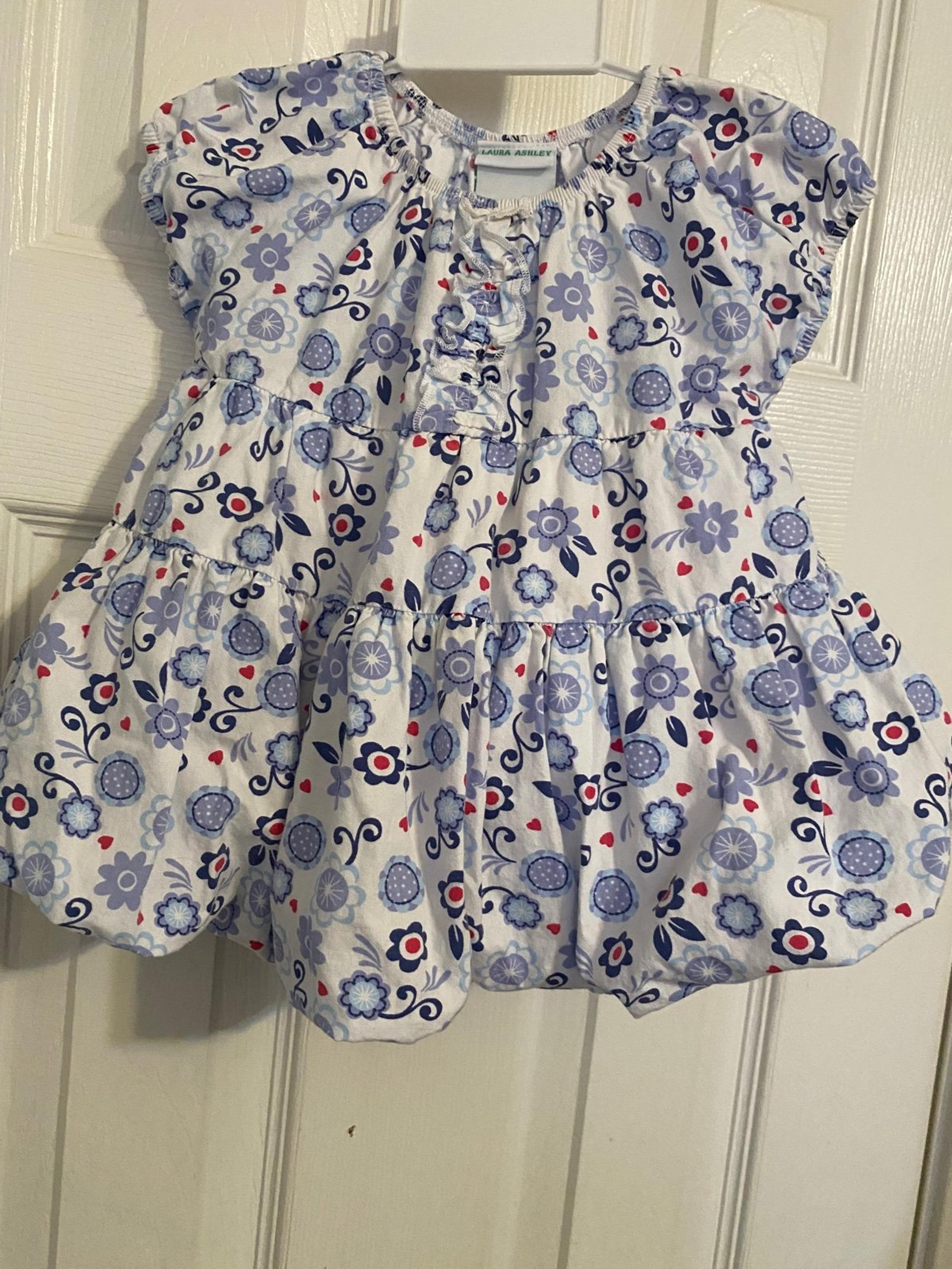 Laura Ashley Dress & Diaper Cover