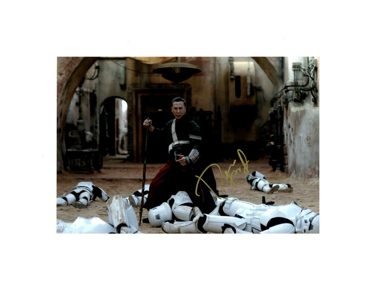 Donnie Yen Signed Autographed Rogue One 10x15 Photo